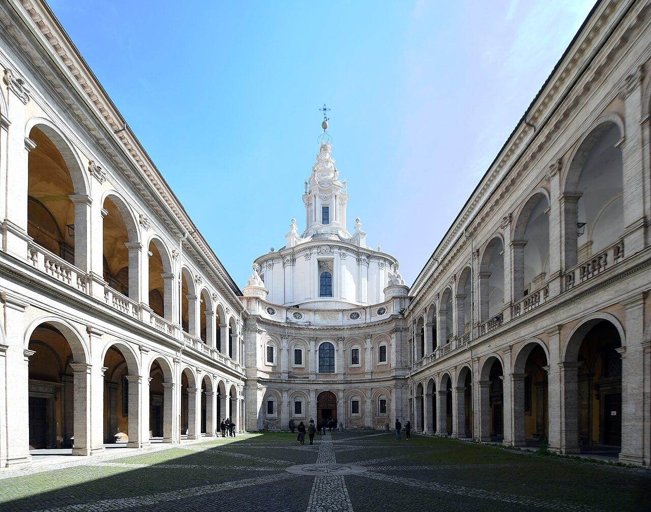 Η είσοδος στην πανεπιστημιούπολη (campus) του Πανεπιστημίου της Σαπιέντζα Ρώμη