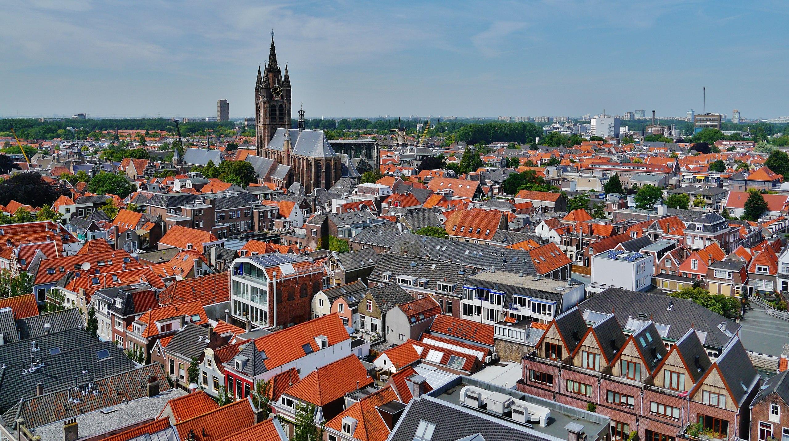 Ντέλφτ, Delft view from the New Church