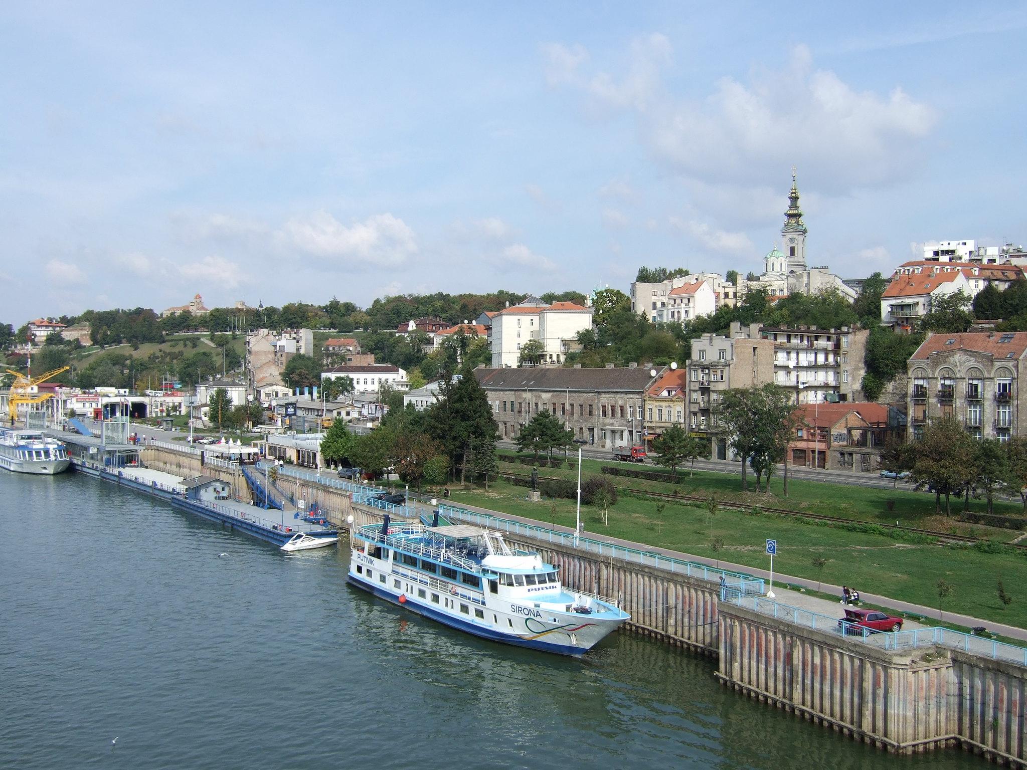 Αεροφωτογραφία στο Βελιγράδι, οι γέφυρες και οι ακτές του ποταμού Σάβα βελιγράδι αξιοθέατα