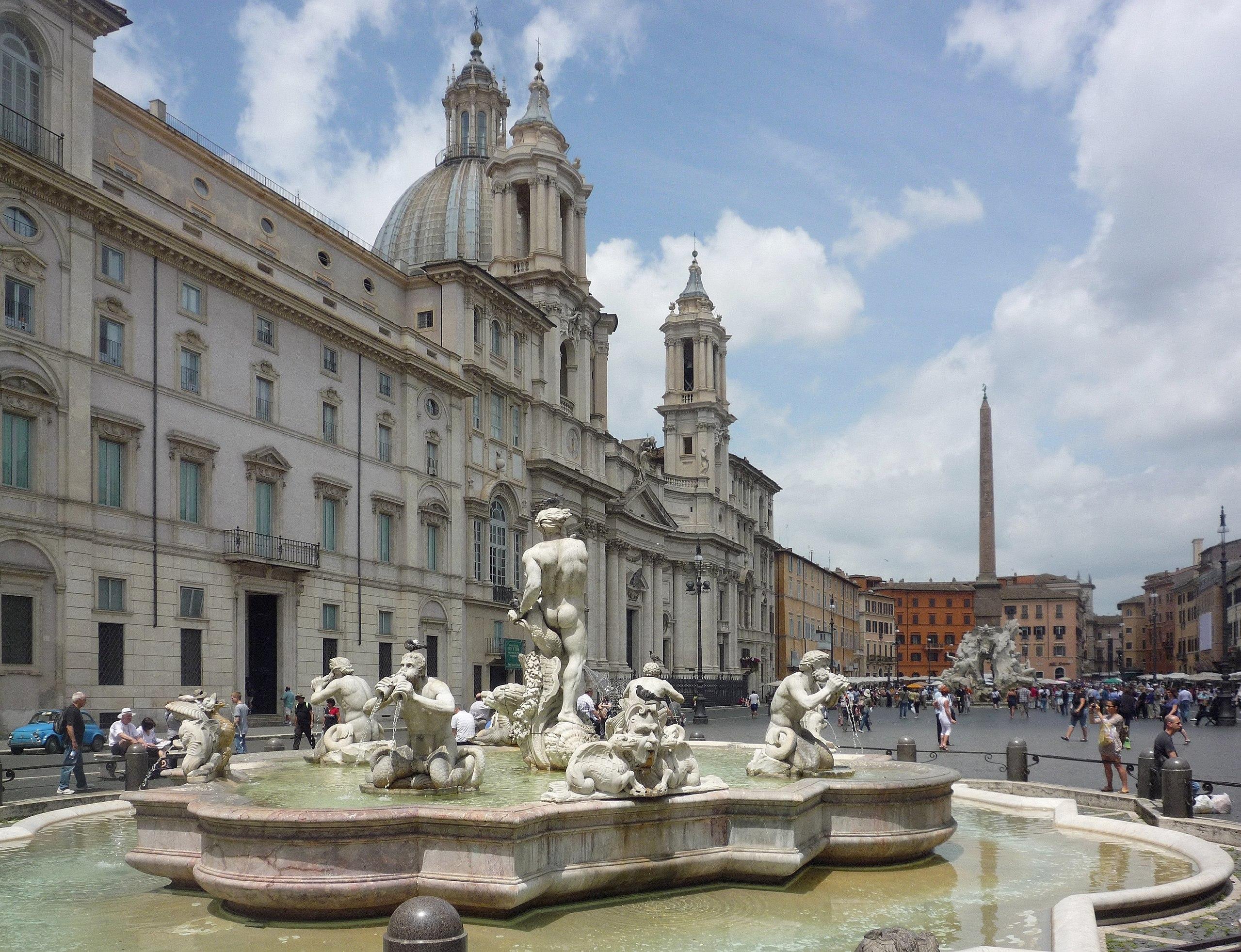 Η πλατεία navona στη Ρώμη