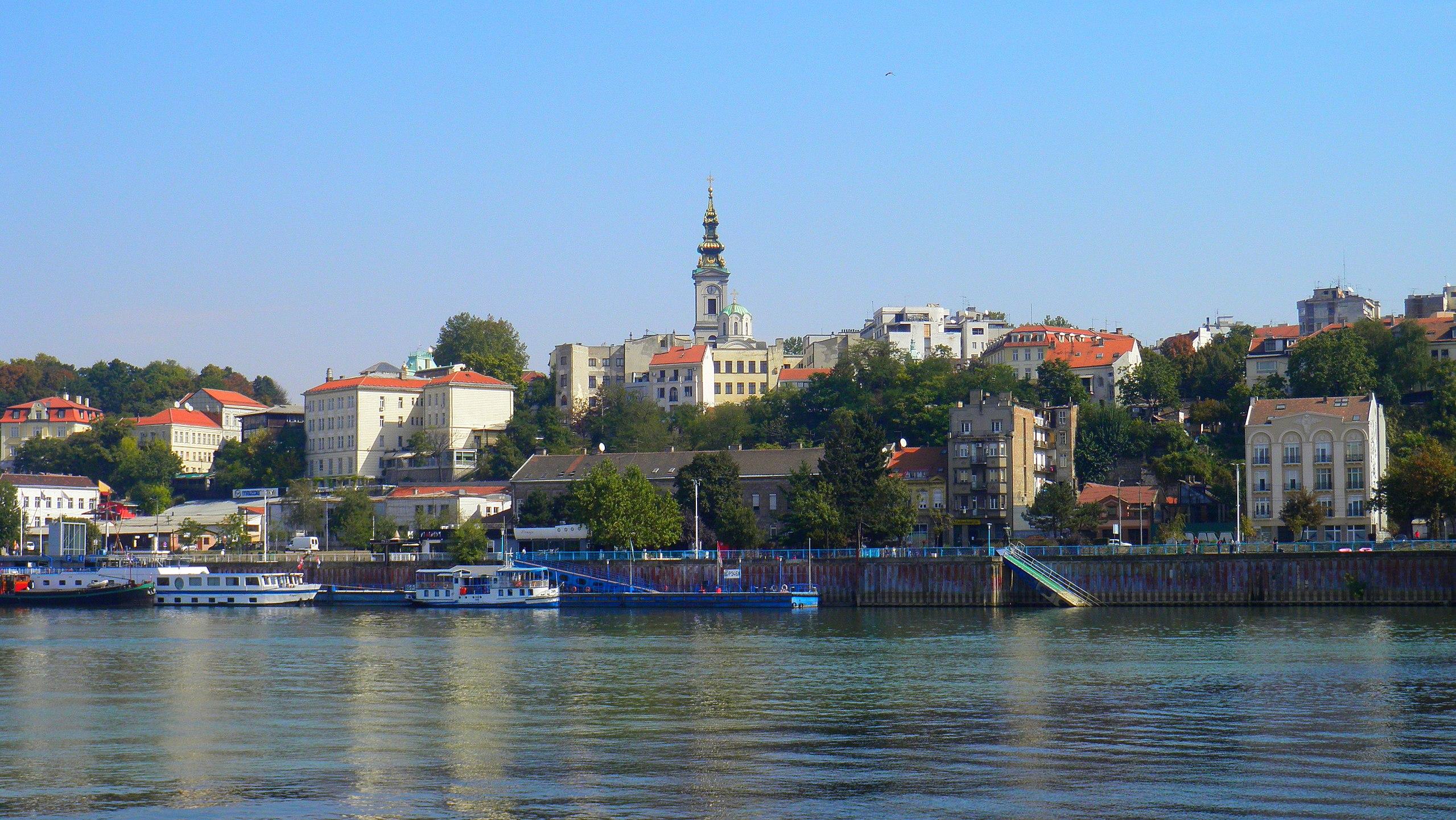 Αεροφωτογραφία στο Βελιγράδι, οι γέφυρες και οι ακτές του ποταμού Σάβα βελιγράδι αξιοθέατα