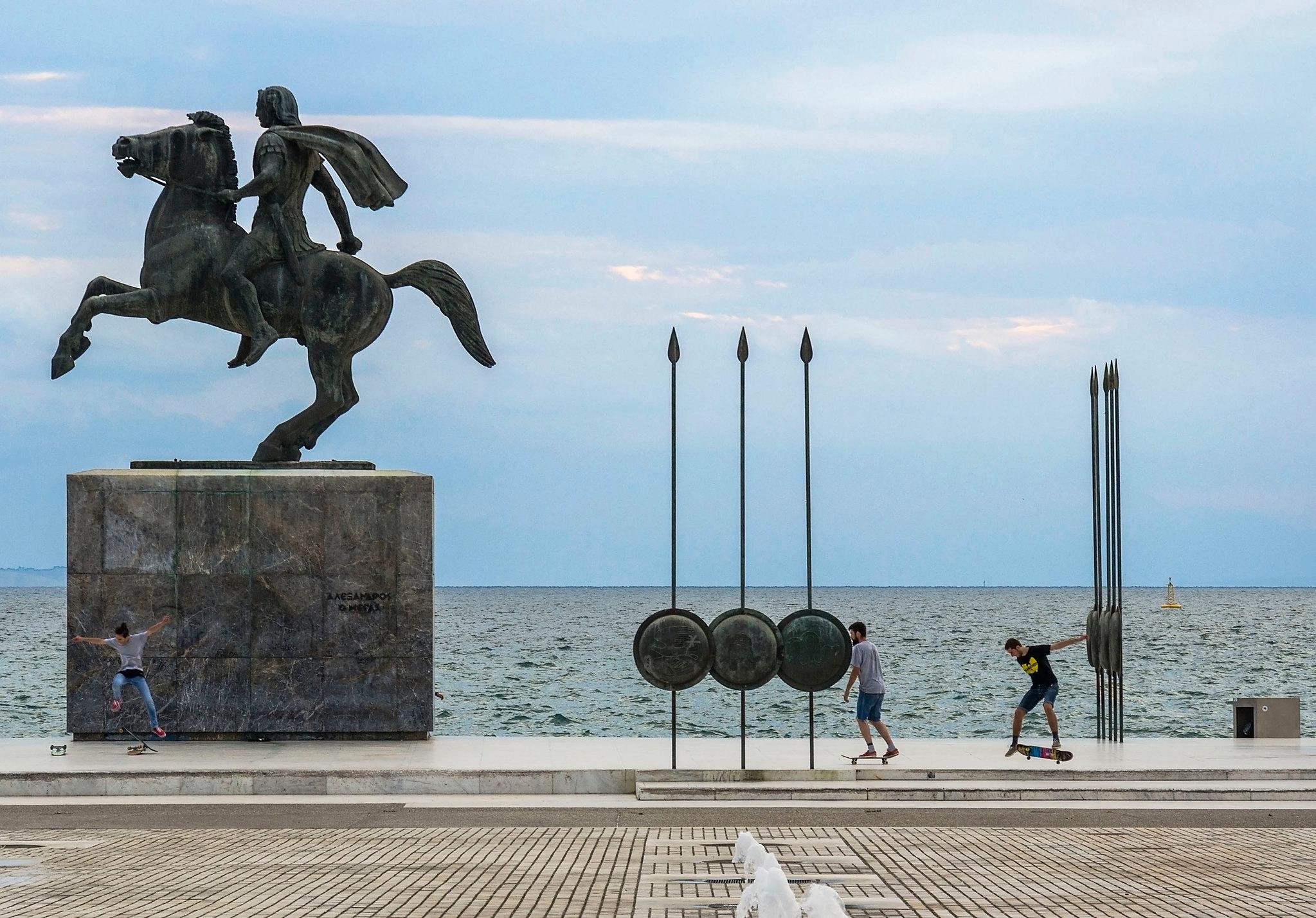 Θεσσαλονίκη - Άγαλμα του Μεγάλου Αλεξάνδρουcfe